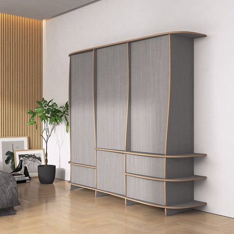 Closet Okina - The freely formable closet made to measure