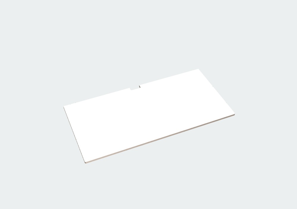 Basis-Design Schreibtischplatte - null