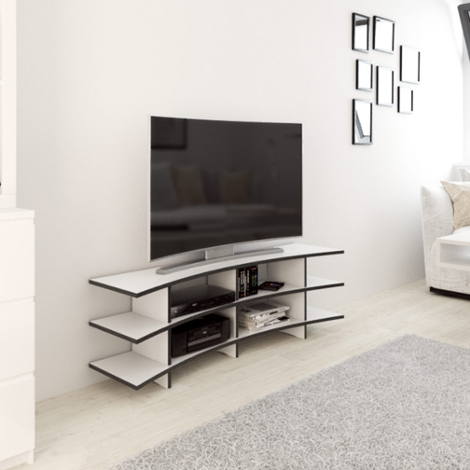 Curved TV | Designer-TV-Rack nach Maß | form.bar Curved TV | Designer-TV-Rack nach Maß | form.bar