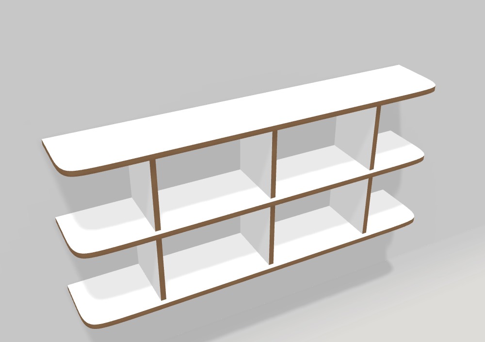 Basis-Design Wandregal - null