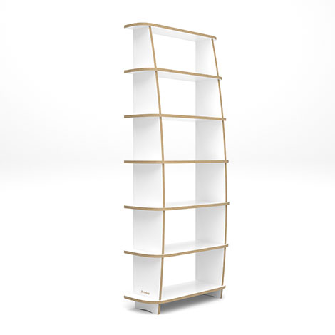 Bücherregal nach Maß Curvy 02