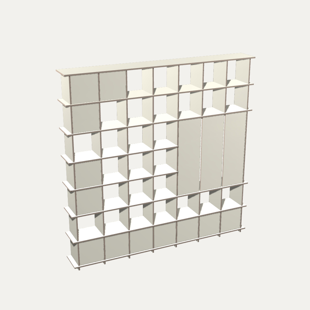TV-Wand Micha H. - Das frei formbare Designer-Regal